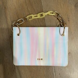 House Of Want Wristlet Pink/Purple/Blue/Yellow Multi Colored.  Used once.